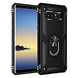 BestST Galaxy Note 8 Tasche Galaxy Note 8 Hülle 360 Grad Handyhülle Bumper Case Robust Cover [Ultra Hybrid Schutzhülle ]+ Displayschutz für Samsung Galaxy Note 8 Schwarz