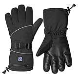 Beheizte Winterhandschuhe, warme Handschuhe für Herren und Damen, automatisches Thermostat und Bildschirm, für alle Arten von Outdoor-Aktivitäten, Wandern, Angeln, Skifahren, Camping, Handschuhe für