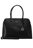 L.CREDI Women's Franka Handbag, schwarz