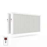 2x Flächenspeicherheizung areo direct 650 Watt im SET - simples Thermostat - Appsteuerung ohne Zusatzhardware möglich (2600 Watt)