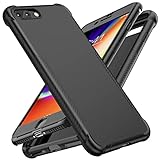 ORETECH Handyhülle für iPhone 7 Plus Hülle, iPhone 8 Plus Hülle, mit [2X Displayschutzfolie] 360 Grad Ganzkörper Schutzhülle Stoßfest Silikon Bumper Case Cover Hülle für iPhone 7 Plus/8 Plus, Schwarz