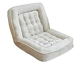 Floor Gaming Chair Schlafsofa mit hoher Rückenlehne, weiches Kissen und faltbares Design, bequemes Sitzsack-Sofa für Jugendliche und Erwachsene im Schlafzimmer, Büro, Wohnzimmer, 130 x 90 x 23 cm