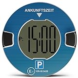 OOONO P-DISC NO1 - Elektronische Parkscheibe mit Zulassung fürs Auto - Automatische Digitale Parkscheibe Elektrisch mit Zulassung vom KBA nach StVO - Elektrische Parkuhr Auto zugelassen