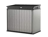 Keter 17206703 - Elite-Store Outdoor Gartenhaus, Grau (Deco Grey), 82 x 141 x 123,5 cm