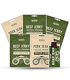 The Meat Makers Tactical proteinreiches Beef Jerky Trockenfleisch für Menschen und Jerky Bars Pork and Beef Mix