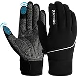 boildeg Fahrradhandschuhe Radsporthandschuhe rutschfeste und Stoßdämpfende Mountainbike Handschuhe mit Signalfarbe geeiget Unisex Herren Damen