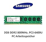 Samsung 2GB DDR2 800Mhz PC2-6400 240pin Desktop Arbeitsspeicher RAM Memory 3rd DIMM