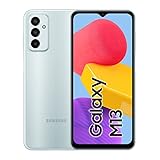 Samsung Galaxy M13, Android Smartphone, 6,6 Zoll Infinity-V TFT Display, 5.000 mAh Akku, 4 GB RAM 64 GB Speicher, Dual-SIM, Light Blue, inkl. 30 Monate Garantie [Exklusiv bei Amazon]