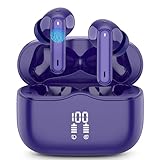 xinwld Bluetooth Kopfhörer, Kopfhörer Kabellos Bluetooth 5.3 In Ear Kopfhörer mit 4 ENC Noise Cancelling Mic, Kabellose Kopfhörer Tiefer Bass Wireless Earbuds 40Std, IP7 Wasserdicht Ohrhörer, Blau