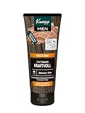 Kneipp MEN 2 in 1 Dusche Kraftvoll, belebendes Duschgel für Haut und Haar, harmonischer Duft mit warmen und holzigen Noten, Zedernholzöl und Eichenextrakt, 200ml