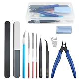 WMYCONGCONG 15 Stück Gundam Model Tools Kit, Grundwerkzeuge, Hobby-Bauwerkzeuge, Kit für Gebäude, Autos, Flugzeuge, Modellbau, Reparatur und Befestigung