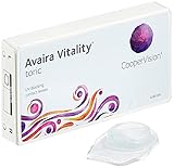 Coopervision Avaira Vitality Torische Monatslinsen weich, 6 Stück / BC 8.5 mm / DIA 14.5 mm / CYL -2.25 / ACHSE 10 / +2.75 Dioptrien