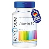 Fair & Pure® - Vitamin B6 Tabletten 22,5mg - 250 Tabletten - Großpackung - Vegan - Pyridoxin HCl