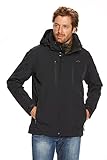 Jeff Green Herren Atmungsaktive wasserdichte Outdoor Funktionsjacke Harstad 12,000mm Wassersäule, Größe - Herren:L, Farbe:Black