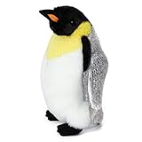 Pinguin-Plüschtier, 25 cm große Stofftier-Plüschpuppe, weich, flauschig wie echter Pinguin, Kuscheltier für jedes Alter und jeden Anlass, al-01-1