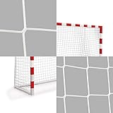 Handballtornetz und Futsal tornetz. 3x2m. 1 Stück, Polypropylenn knotenlos hochfest. Behandlung gegen UV-Strahlen