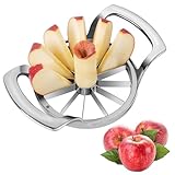 Hochleistungs-Apfelschneider Edelstahl, Ultrascharfer Apfelausstecher Apfelschneider Mit Rostfreien Edelstahlklingen 12 Klingen Apfelschäler Apple Corer And Slicer Für Home Küche, Äpfel Und Birnen