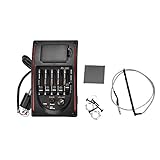 Gitarren Tonabnehmer Akustikgitarre,Piezo Tonabnehmer,Gitarre Piezo Tonabnehmer,Eq Ps-500 5 Band Equalizer Digitale Gitarre Preamp Piezo Tuner Tonabnehmer Für Akustikgitarre