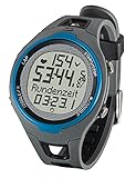 SIGMA SPORT Pulsuhr PC 15.11, Herzfrequenz mit Brustgurt, EKG genau, wasserdicht, Grey/Blue