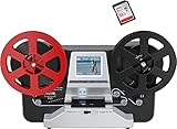 Film Scanner & -Digitalisierer für Super 8 & 8 mm mit 2,4' LCD und 32 GB SD-Karte, Normal 8mm Roll Film Digitalisierung,Movie Maker