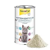 GimCat Kitten Goat Milk - Ziegenmilchpulver als Alleinfutter für Katzenbabys bis zum 3. Monat - 1 Dose (1 x 200 g)