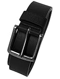 Urban Classics TB1288 Unisex Gürtel Leather Imitation Belt, Schwarz (Black 7), 120 cm (Herstellergröße: L)