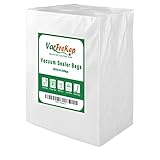 VacFreKep 200 Beutel 28x40cm Vakuumier Beutel Vakuumbeutel für Lebensmittel,BPA-Frei Sous Vide Vakuumierbeutel Beutel für Vakuumierer und Folienschweißgeräte Geeignet