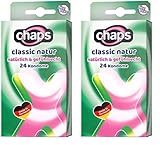 chaps Kondome classic natur, natürlich & gefühlsecht, transparent - für ein sinnliches Vergnügen, Made in Germany, 24 Stück (2er Pack)