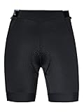 Schöffel Damen Skin Pants 8h L, atmungsaktive Stretch-Radhose mit Polster und Bodymapping, Fahrrad Unterhosen mit bakteriostatischer Silbernitrat-Behandlung, black, 38