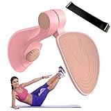 Hip Trainer Oberschenkeltrainer Beckenbodentrainer Für Frauen, Beintrainer Po Beinpresse Oberschenkel Beckenboden Beckenbodentraining Beine Bein Trainingsgerät Für Zuhause Damen (Rosa)