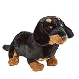 Teddys Rothenburg Kuscheltier Hund Dackel 30 cm schwarz-braun Plüschhund Plüschtier