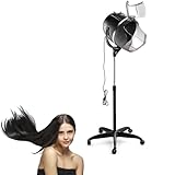 GOPLUS Profi Trockenhaube für Haare, 1050W Haartrockner 125-160cm höhenverstellbar, Haartrockenhaube Salon Friseur mit 60min Timer & 40-75℃ Temperaturregelung für häusliche Pflege & Friseursalons