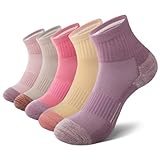 EKSHER Sneaker Socken Damen 35-38 Bunt 5 Paar Running Frottee Sportsocken Kurz Baumwolle Herren Laufsocken Kurze Kurzsocken Sport Damensocken Atmungsaktivetennissocken Sneakersocken Bunte