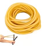 Ledoo 10M Schleuder Zwille Gummi Naturlatex Schleudergummiband Elastischer Schleuder Gummi Slingshots Gummiband Gummischlauch für Schleuder