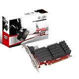 MAXSUN AMD Radeon R5 220 2GB Silent Grafikkarte (Passiv 0dB Kühlung, Low Profile DVI, VGA, HDMI 64 Bit DDR3 PCI Express X16 Gaming-Grafikkarte)