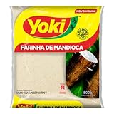 Kajal Yoki Farinha de Mandioca Crua 3 x 500g - Rohes Maniokmehl für brasilianische Küche, glutenfrei, vielseitig verwendbar für Brot, Kuchen, Pudding und herzhafte Speisen