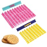 Dimeho 232 Stück Keksstempel Buchstaben Zahlen Satzzeichen Alphabet Keksform DIY Cookie Stempel Set Fondant Buchstaben Ausstecher Prägung Keks Stempel Backen Eindruck Werkzeug für Cookie Kuchen Deko