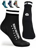 Beach Volleyball Apparel Neoprensocken - Schwarz, L - Mit Anti Loch Versprechen