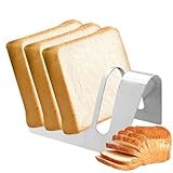 Toastbrotkasten aus der Luftfritteuse | Brothalter-Organizer mit 4 oder 6 Schlitzen für Toastscheiben – antihaftbeschichtete Lebensmittelkühlung, Scheibenhalter