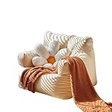 NNBDEY Sitzsack Lazy Sofa Mini Einzelsitz Balkon Sofa Lesemöbel für Schlafzimmer Wohnzimmer Raum