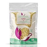 Dermawax Natural Honig Wachs Filmwachs Premium Wachsperlen ohne Wachsstreifen für Enthaarung, Haarentfernung Brazilian Waxing Ganzkörper Intim, Beine, Gesicht und Arme (1 kg)