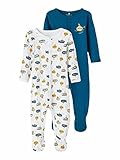 NAME IT Schlafstrampler Set für Babys Legion Blue 98