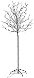 Lunartec LED Dekobaum: LED-Deko-Baum mit 200 beleuchteten Knospen, 150 cm, drinnen & draußen (LED Baum Outdoor, LED-Baum Outdoor groß, Weihnachtsbaumbeleuchtung)