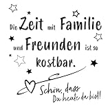 20 Servietten Kostbare Zeit | Familie | Freunde | Spruch | Gäste | Geburtstag | Hochzeit | Feier | Fest | basteln | Decoupage | Serviettentechnik | Tischdeko 33x33cm