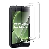 Fitudoos [2 Pezzi] Panzerglas Schutzfolie für Samsung Galaxy Tab Active 5,9H Härte, glasklare Displayschutzfolie,Anti-Fingerprint,entspiegelt, Kratzfest.