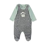 Sterntaler Unisex Baby Strampler-set Nicki Stanley Spieler, Grau, 62