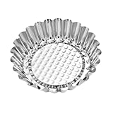 OKUMEYR 16st Cupcakeförmchen Aus Metall Eierkuchenform Cakesicles Schimmel Keksformen Törtchen Pfannen Muffin Backen Scharfe Pfannen Mini-kuchenformen Eierkuchenpfanne Cupcake-backbecher