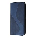 YIRRANZD Handyhülle für Samsung Galaxy S6 Hülle, PU Leder Wallet Klapphülle [Kartenfach], Klappbar Flip Case Stoßfeste Tasche Schutzhülle für Samsung S6 (Blau)