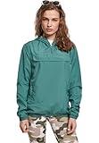 Urban Classics Damen Ladies Basic Pull Over Jacket Windjacke, paleleaf, L