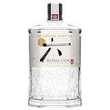 ROKU GIN | 6 japanische Botanicals | Meisterhaft destilliert in Japan | für einen perfekt ausbalancierten Geschmack, 43% Vol | 700ml Einzelflasche